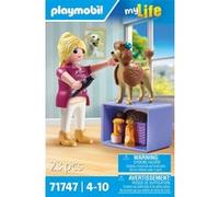 Playmobil Toiletteuse My Life 71747 avec caniche et accessoires