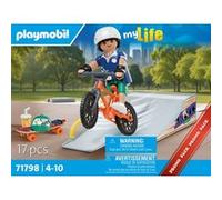 PLAYMOBIL 71798 Snowboarder avec rampe de glisse