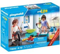 Playmobil My Life 71806 - Sportifs avec matériel de fitness - Promo Pack