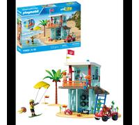 Playmobil My Life 71903 Poste de secours & Voiturette de plage - Plastique Multicolore 4-10 ans - 125 pièces - Dimensions colis 248x72x187 mm