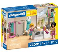 Playmobil MyLife Boutique de Mode, 2 Figurines avec Mannequin et comptoir de Vente, Stimule la créativité, Jouet pour Enfants à partir de 4 Ans, 72081