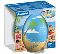 Playmobil 72101 Œuf 2en1 : Vacances à la Plage