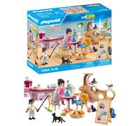 PLAYMOBIL My Life Katten café Speelgoed voor kinderen Dierenfiguren Set