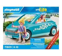 Playmobil Jouet Cabriolet My Life 71809 – 30 pièces, jeunes filles avec perche à selfie, dès 4 ans