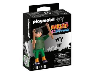 PLAYMOBIL - Naruto Shippuden - Gaï Maito - Figurine avec Nun-Chaku - 8 pièces