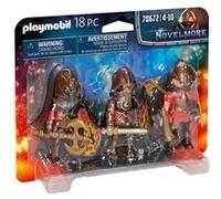 Playmobil Novelmore 70672 3 combattants Burnham Raiders Multicolore G