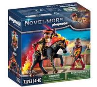 Playmobil Jouet 71213 Chevalier Burnham Raider Novelmore – cheval de feu, personnage et accessoires