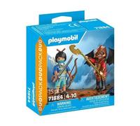 Playmobil Duo Pack Chevalier Novelmore contre Raider Burnham – 15 pièces, armes et accessoires