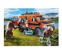 Playmobil Off Road Action 70660 Van aventure et explorateur - Vehicule tout terrain - Vie sauvage