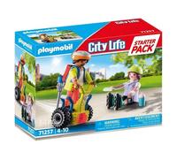 PLAYMOBIL 71257 Secouriste avec gyropode City Action Les Secouristes Starter Pack Dès 4 ans