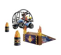Playmobil Pack de démarrage Stuntshow Quad avec rampe de feu Multicolore Enfants
