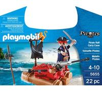 PLAYMOBIL 5655 Valisette Pirate, Canon et projectiles, 22 pièces, A partir de 4 ans