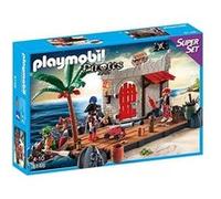 Playmobil Jouet Superset 6146 Îlot des Pirates Forteresse 4 à 10 ans