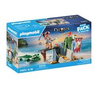 Playmobil 71473 Pirate avec Alligator