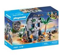 Playmobil Pirates 71531 Ile au trésor pirate et monstre marin