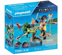 Playmobil Pirates - Coffret de jeu pour enfants Pirate avec baliste 71795
