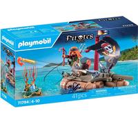 PLAYMOBIL Pirates Récupération de trésor sur radeau pirate 71794