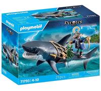 Playmobil Pirates Requin géant avec pirate 71793 - Coffret de jeu pour enfants