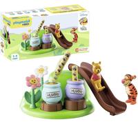 Playmobil Playmobil 1.2.3 - Winnie l'ourson et Tigrou avec jardin d'abeilles