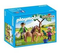 Playmobil 6949 Vétérinaire avec enfant et poneys