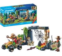 Playmobil 71454 - Explorateurs et ruine de la Jungle - Comprend 2 Personnages, Un Quad Tout Terrain, des ruines, Un Squelette et Un trésor Secret - Dès 4 Ans
