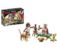 Playmobil Set de jeu 71270 Astérix César et Cléopâtre – 2 pers., léopard, chaise longue – Dès 5 ans