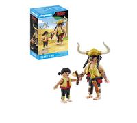 Playmobil Set 71545 Astérix – Soupalognon y Crouton et Pepe, 2 pers., épée, fronde – Dès 5 ans