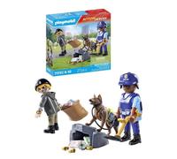 Playmobil Policier chien de recherche et voleur