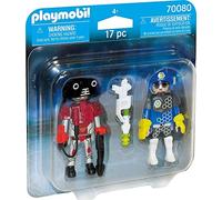 Playmobil Policier de l'espace et Robot