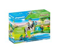 Playmobil Jouet 70522 Cavalière avec poney gris – Country Le Poney Club – Poney à collectionner