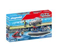 Playmobil Police Chase In The Water Multicolore
