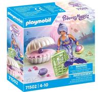 Playmobil Jouet 71502 Sirène avec coquillage et perles – Princess Magic – Dès 4 ans