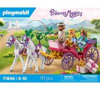 Playmobil Princess Magic 71846 Calèche avec couple princier et cocher