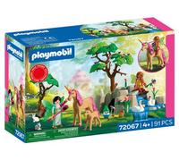 Playmobil Set de jeu Sortie féerique 72067 – 2 fées, licornes, grotte – Dès 4 ans