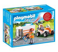 Playmobil Quad et remorque de Secours