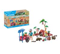 Playmobil Set 71625 Terriers de Wombats Wiltopia – 2 pers, animaux et accessoires – Dès 4 ans