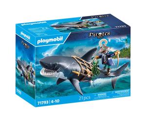 Playmobil Requin Géant Avec Figurine De Pirate