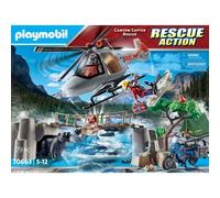 Playmobil Jeu de construction 70663 Rescue Action Hélicoptère de secours Canyon Multicolore