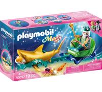 PLAYMOBIL Roi de la mer avec calèche de requin, 70097
