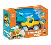 Playmobil Sand 9145 Chargeur avec pelle Blanc G