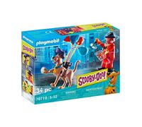 Playmobil SCOOBY-DOO! 70710 Adventure with Ghost Clown, for Children Ages 5+