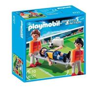 Playmobil Secouristes Et Joueur Blessé