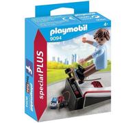 PLAYMOBIL - Skateur avec Rampe - Playmobil Special Plus - Bleu et multicolore - Jouet