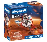 Playmobil Space ESA Space Glider, Astronaute - Véhicule Volant avec Fonction de tir et Bras articulé, Jouet de Haute qualité, Amusant pour Les Enfants de 4 Ans et Plus, 72013