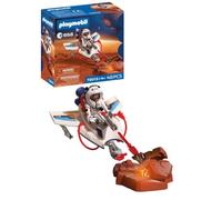 Playmobil Jouet Space Glider ESA 72013 Astronaute – Véhicule volant, fonction de tir, bras articulé
