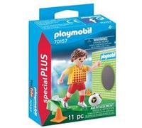 Playmobil Special Plus 70157 Joueur de foot et but Jaune G