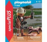 Playmobil Figurine d'action 71168 – Explorateur et Alligator – Dino Rise