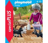Playmobil Special Plus 71172 - Grand-mère avec chats