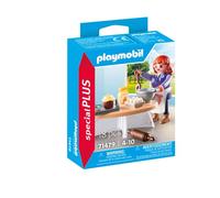 Playmobil 71479 - Le pâtissier - Comprend Un Personnage avec Un Table et Les Accessoires necessaires pour Faire des gâteaux