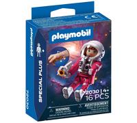 Figurine Astronaute PLAYMOBIL PLL72030 Special Plus 16 pièces Tenue rose / Casque blanc / Unité argent